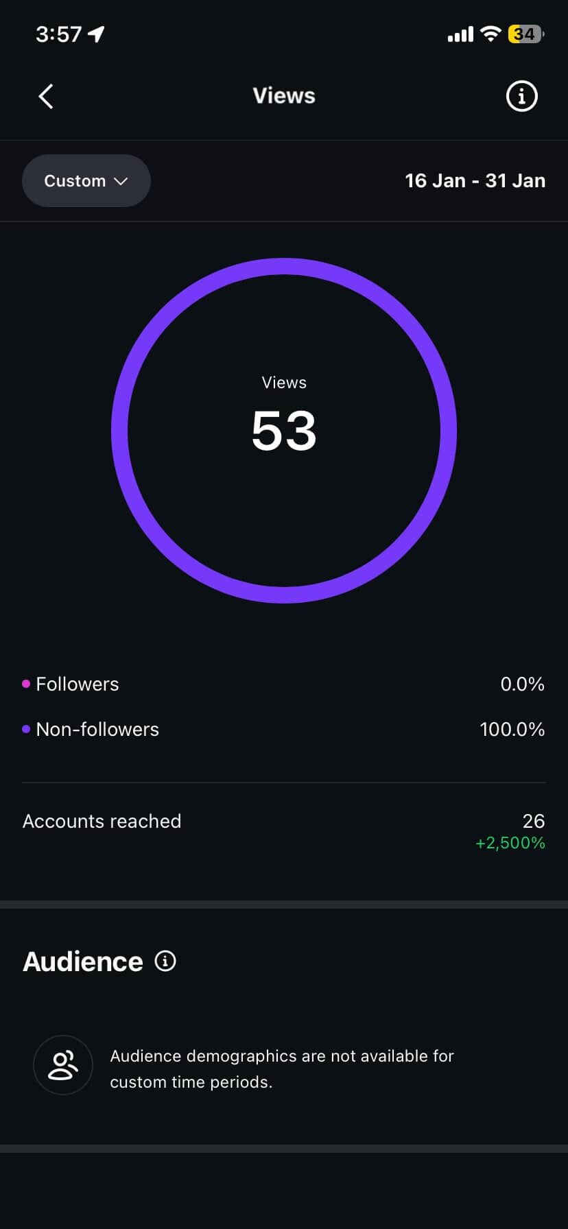 Performance before screenshot 1